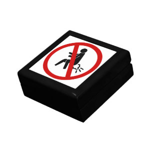 NO Farting ⚠ Funny Thai Toilet Sign ⚠ Keepsake Box