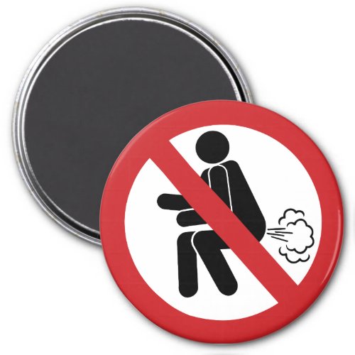 NO Farting  Funny Thai Toilet Sign  Magnet
