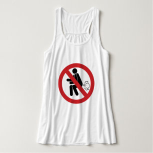 NO Farting ⚠ Funny Thai Toilet Sign ⚠ Tank Top
