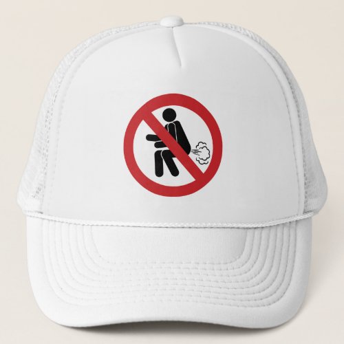 NO Farting  Funny Thai Toilet Sign  Trucker Hat