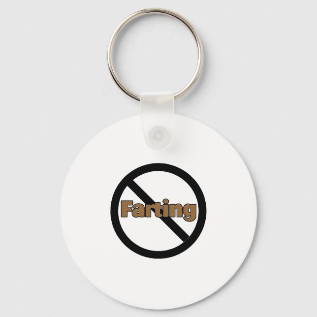 No Farting Keychain (Front)