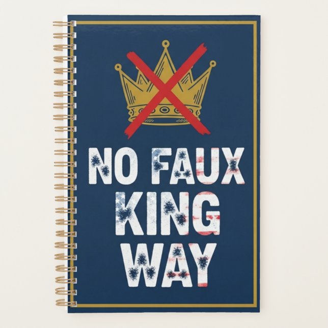 No Faux King Way Planner (Front)