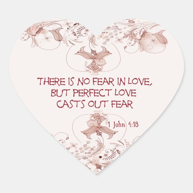 No Fear in Love Stickers (Front)