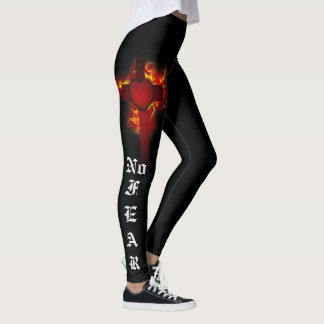 No Fear leggings.. Designed by Christine Ann Leggings