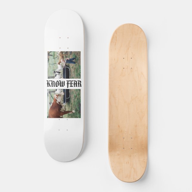 NO FEAR LOOKIE FEAR SKATEBOARD (Front)