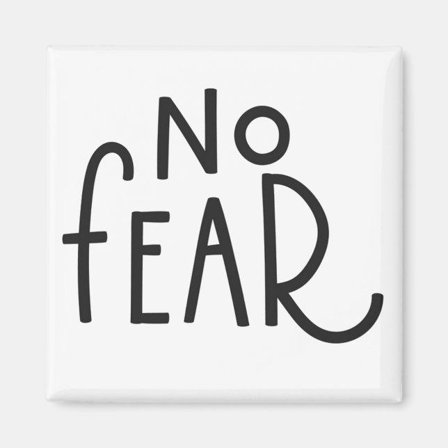no fear magnet (Front)