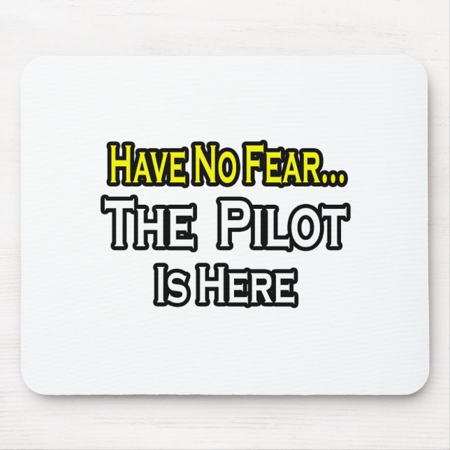 No Fear...Pilot Mouse Pad (Front)