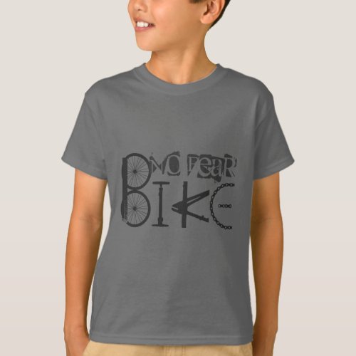No Fear Quote  Graffiti from Bike Parts T_Shirt