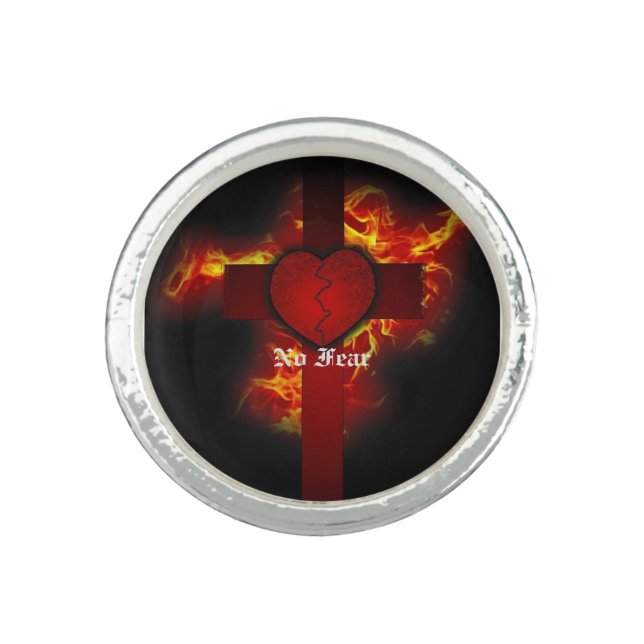 No Fear Ring Artwork design by Christine Ann (Front)