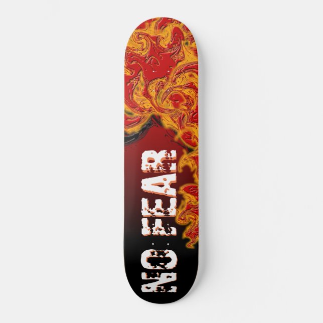 No Fear Skateboard Deck (Front)