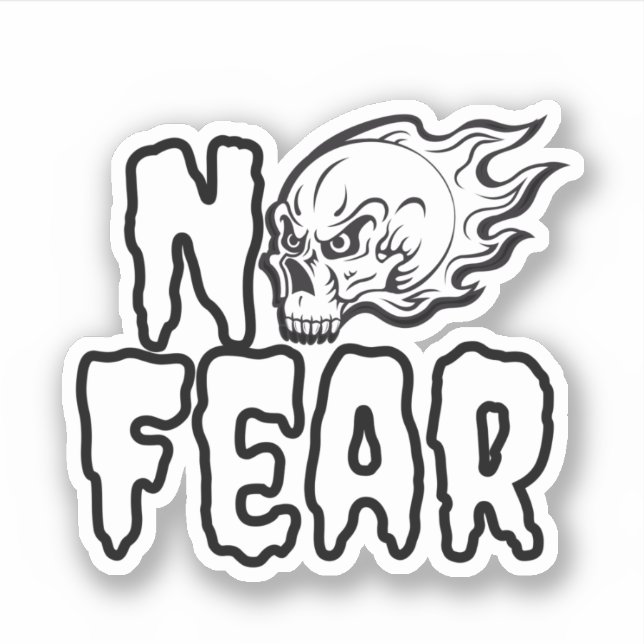 No fear sticker (Front)