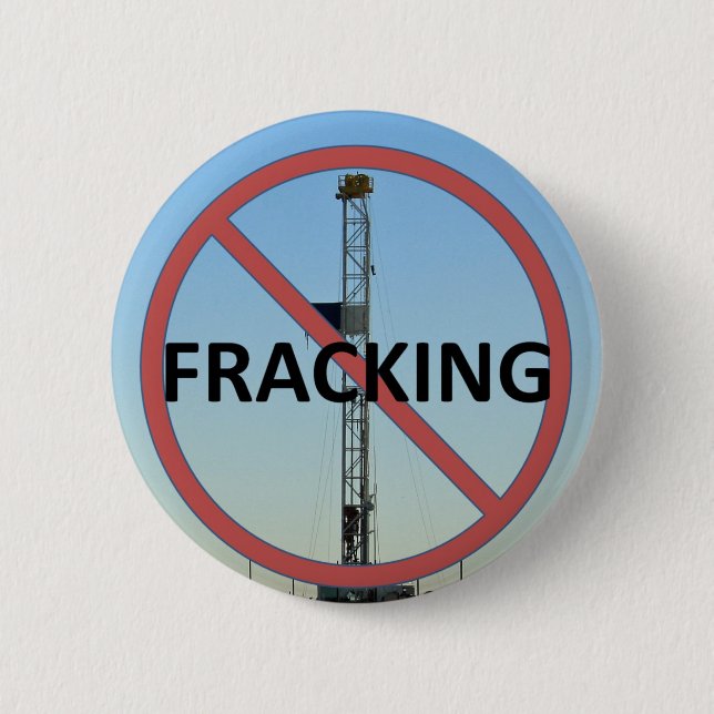 No Fracking Button (Front)
