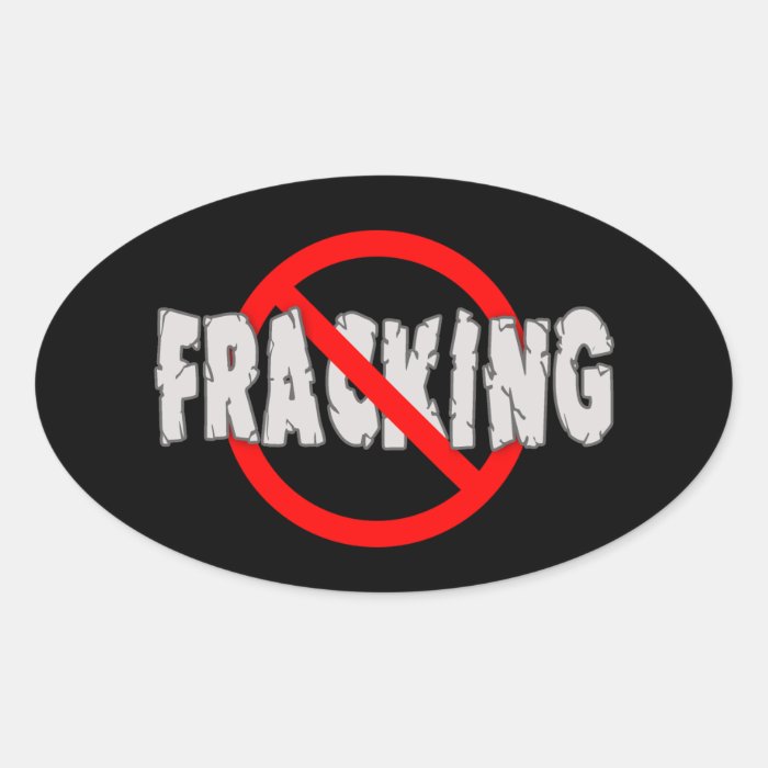 NO FRACKING End Fracking Sticker