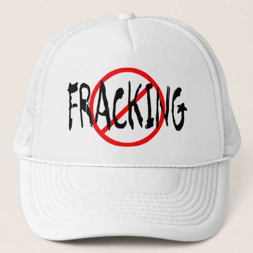 No Fracking Trucker Hat