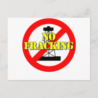 No Fracking UK 2 Postcard