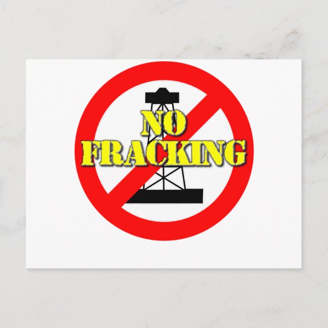 No Fracking UK 2 Postcard (Front)