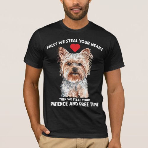 No Free Time and Patience Yorkie  Yorkshire T_Shirt