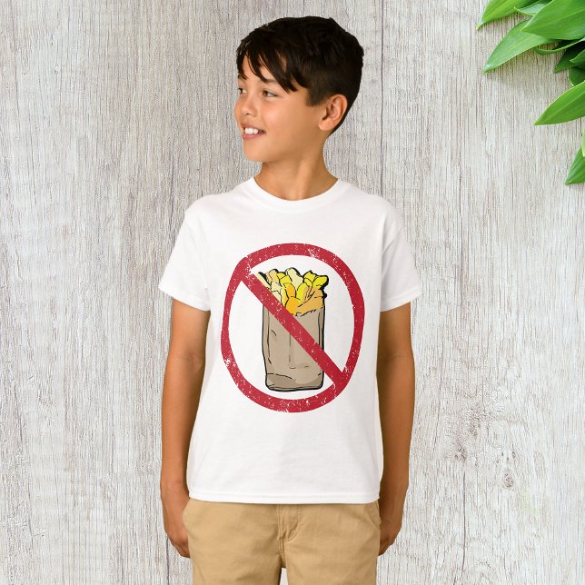 No Fries Sign T-Shirt (Creator Uploaded)
