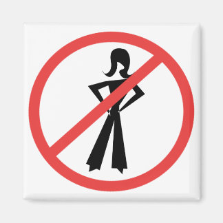 No Girls Allowed Magnet