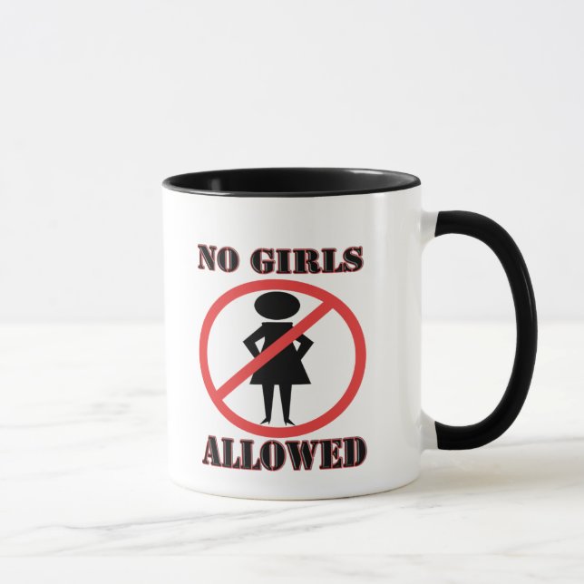 No Girls Allowed Mug (Right)
