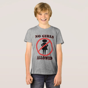 No Girls Allowed Tri-Blend Shirt