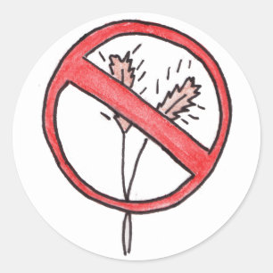 No gluten/Wheat Free! Classic Round Sticker