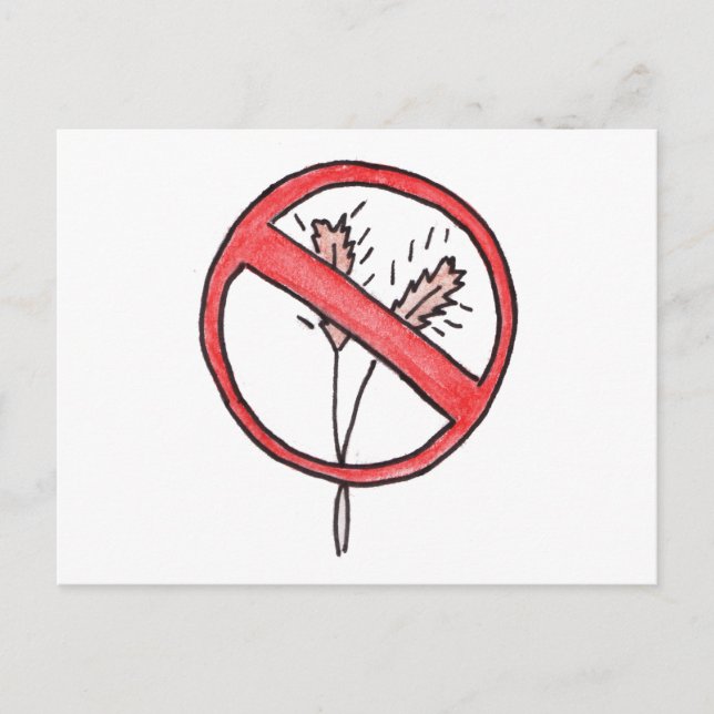 No gluten/Wheat Free! Postcard (Front)