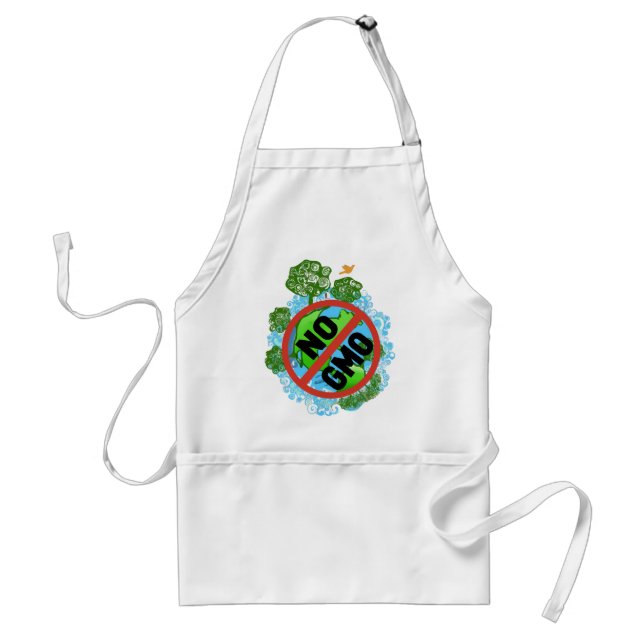 NO GMO ADULT APRON (Front)