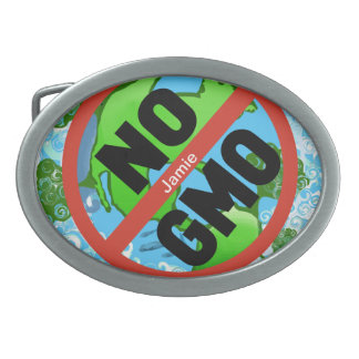 NO GMO BELT BUCKLE
