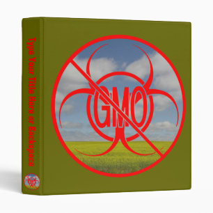 NO GMO Binder Biohazard GMO Photo Album Customize
