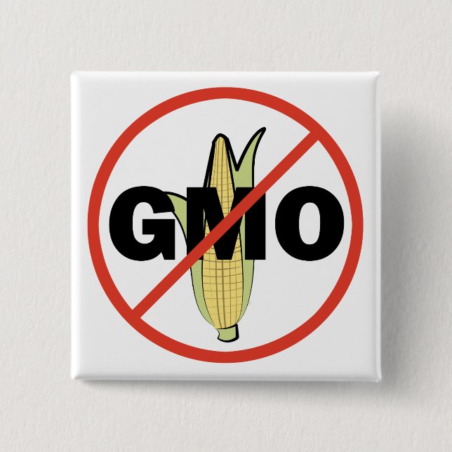 No GMO Button (Front)
