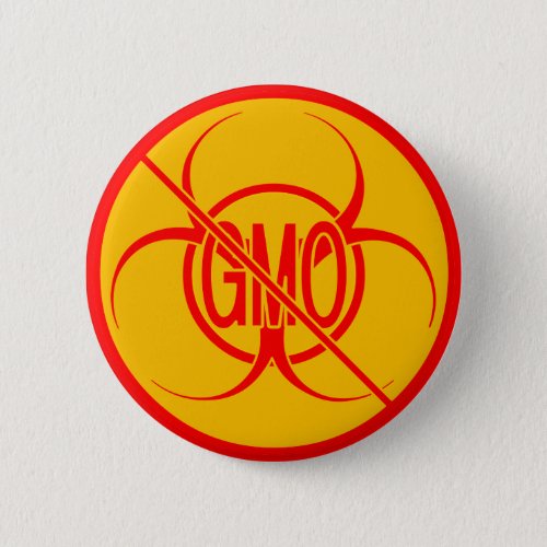 No GMO Buttons Biohazard Warning GMO Buttons Pins