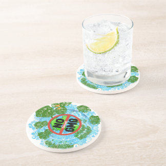 NO GMO DRINK COASTER