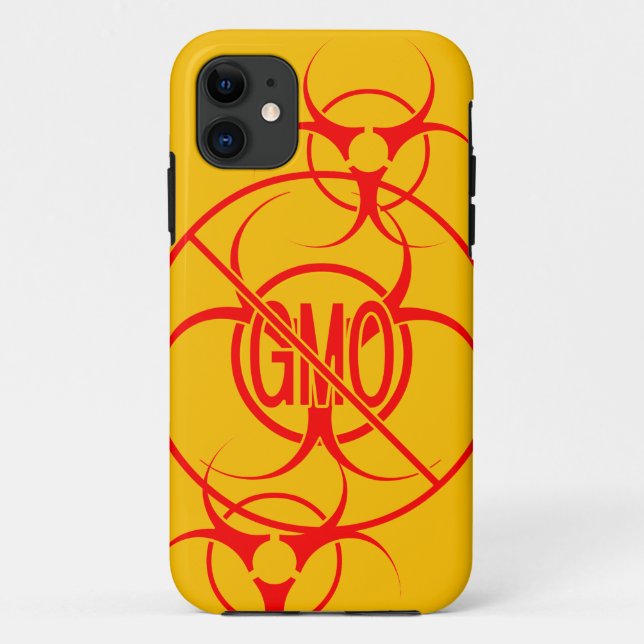 No GMO iPhone Case Biohazard GMO iPhone 5 Case (Back)
