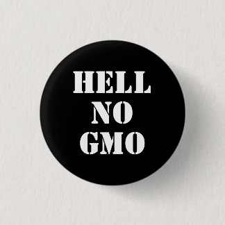 No GMO Pinback Button
