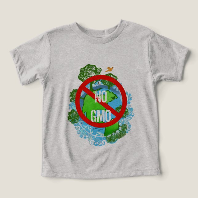 NO GMO TODDLER T-SHIRT (Design Front)