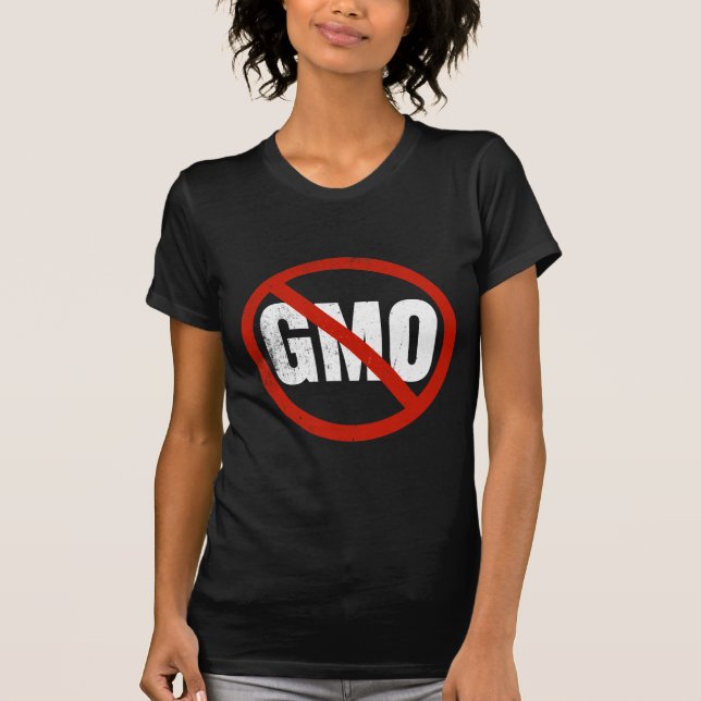 NO GMOs Anti-GMO T-Shirt (Front)