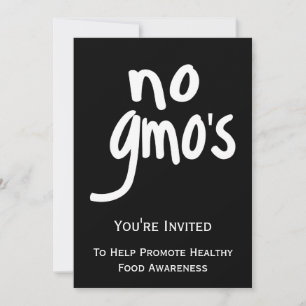 No GMO's Promote Labeling Laws Black Invitation
