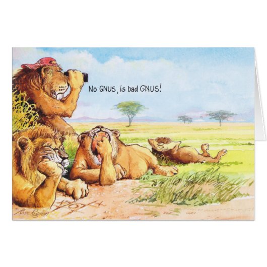 No gnus cards (Front Horizontal)