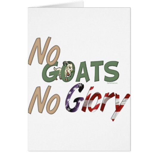 No Goats No Glory Cards (Front)