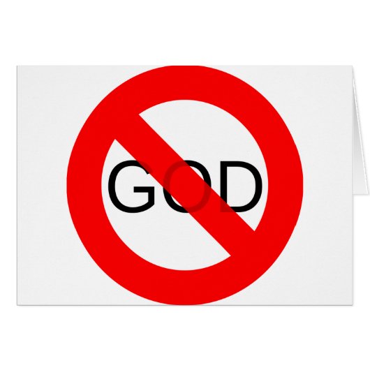 No God Anti God Cards (Front Horizontal)