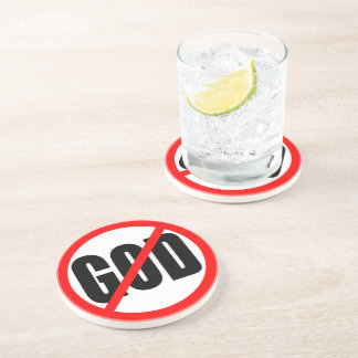 "NO GOD" COASTER