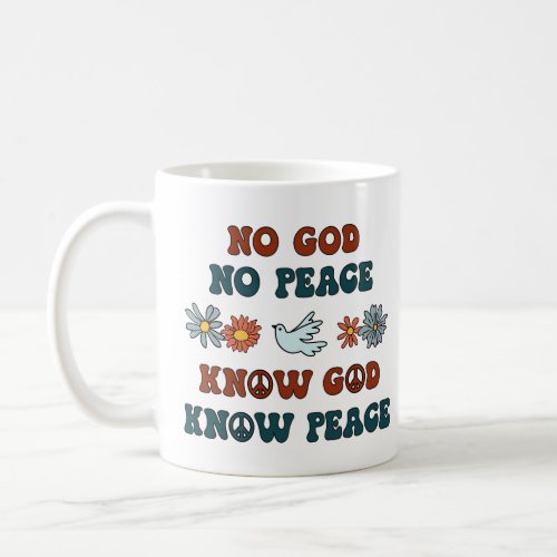 No God No Peace Know God Know Peace Coffee Mug