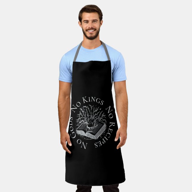 No Gods, No Kings, No Recipes Apron (Worn)