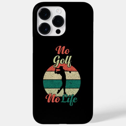 No Golf No Life Golf Hat Clip Case_Mate iPhone 14 Pro Max Case
