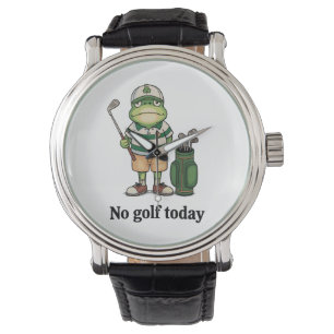 No Golf Today Frog Father’s Day Dad Grandpa Watch