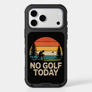 No Golf Today Joke Funny Sad iPhone 17 Pro Max Case