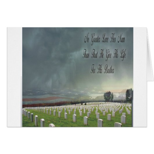 No Greater Love Cards (Front Horizontal)