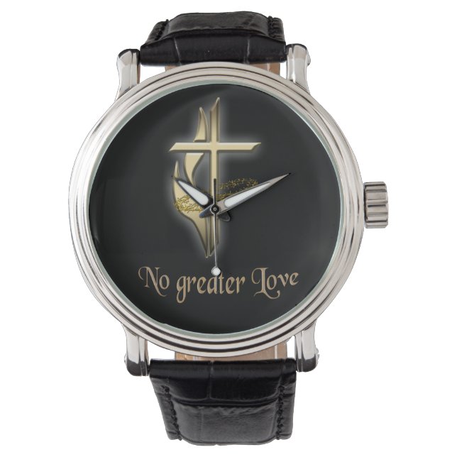 No greater Love Cross Watch (Front)