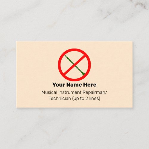 No Green Cls Instrument Tech Blanched Almond Business Card
